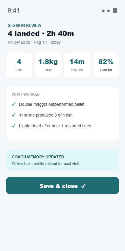 AnglerLogic app screen